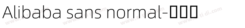 Alibaba sans normal字体转换 Alibaba sans normal字体转换